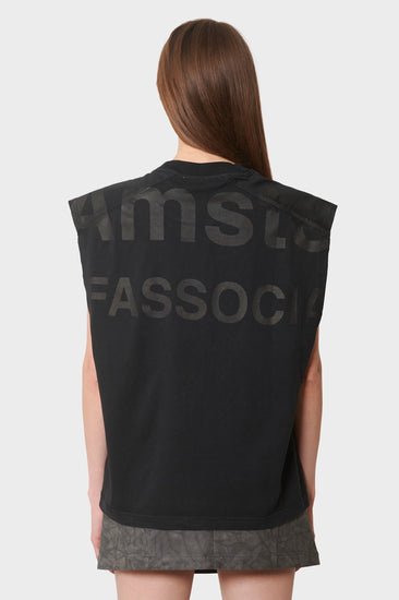 damskie#@Koszulka NAME TEE czarna