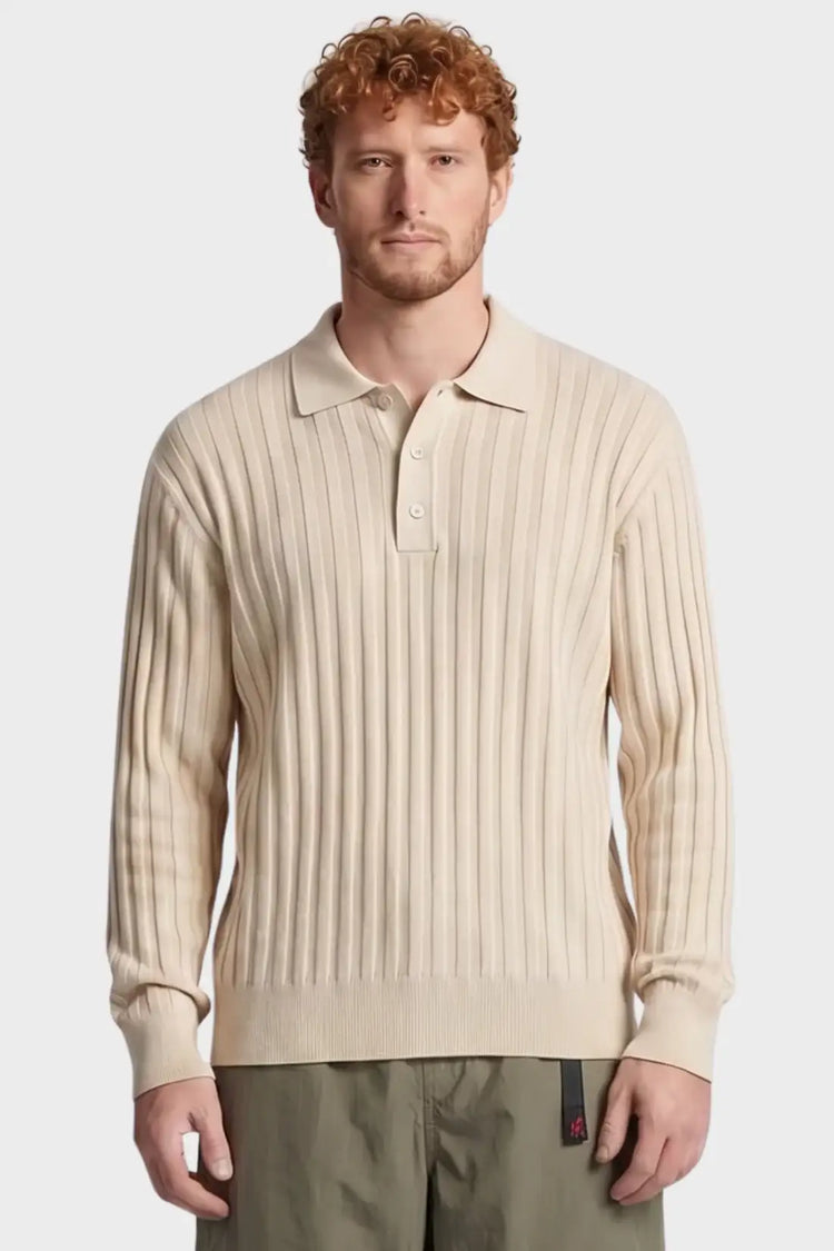 Polo BASE COTTON LINEN POLO cream