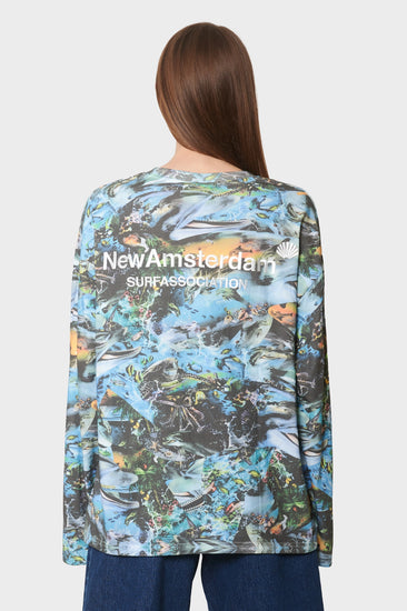 damskie#@Longsleeve DOLPHIN printowy