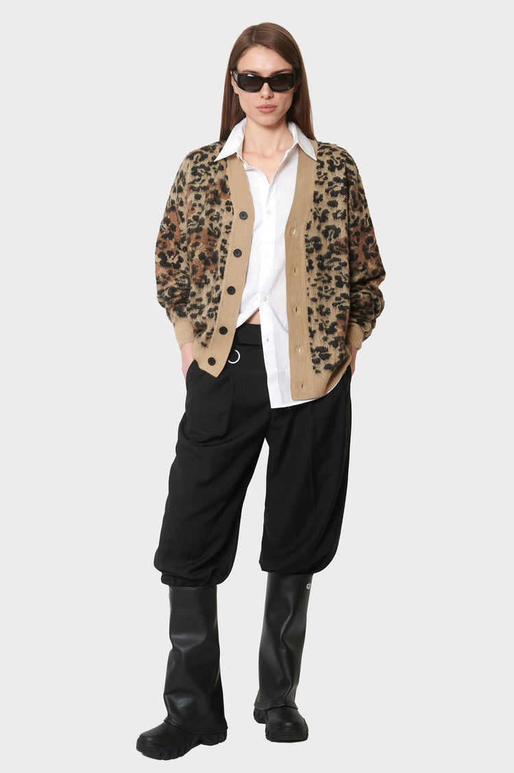 damskie#@Sweter HIBISCUS CARDIGAN printowy