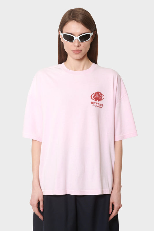 damskie#@Koszulka CORPORATE LOGO różowa