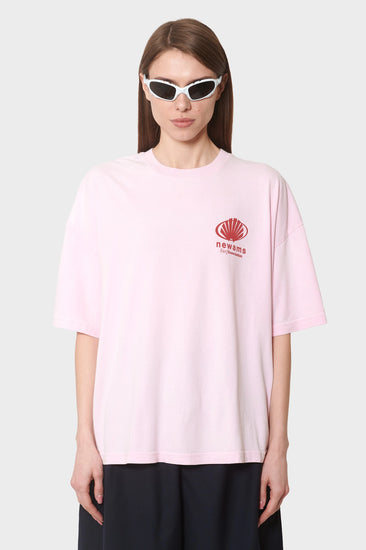 damskie#@Koszulka CORPORATE LOGO różowa