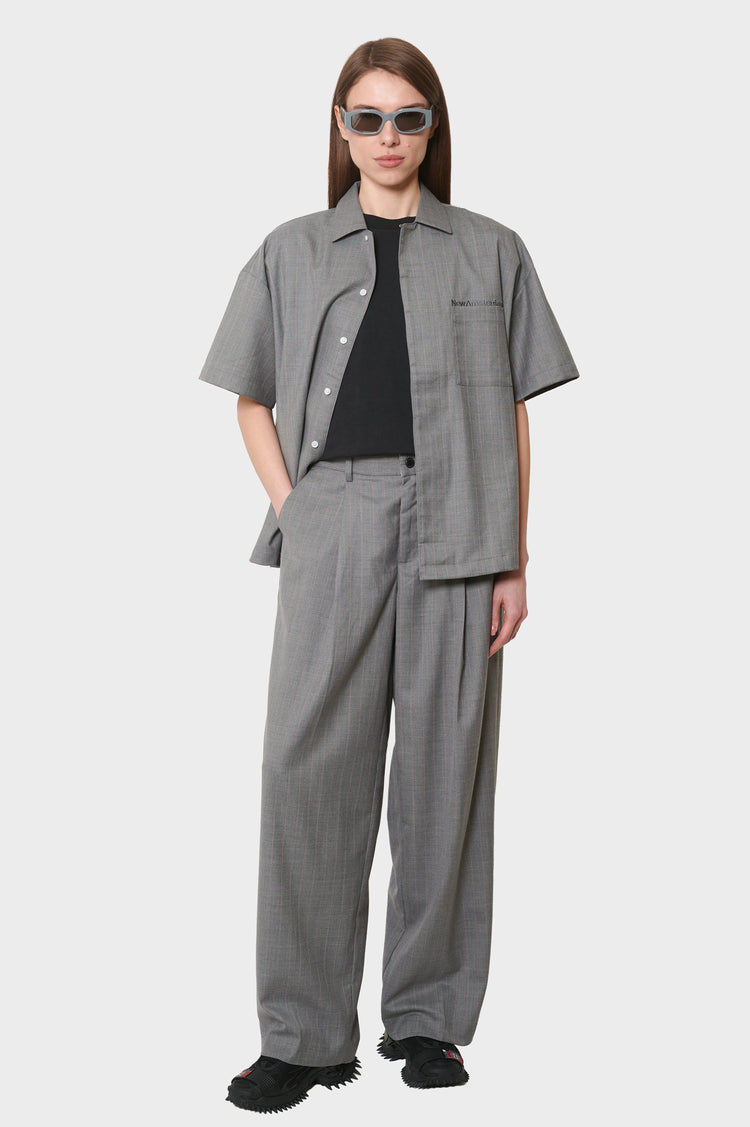 damskie#@Koszula WIJK SHIRT WOOL szara