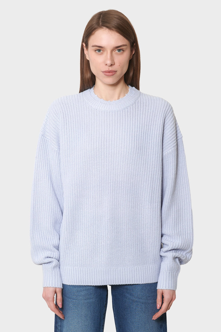 damskie#@Sweter BIG LOGO CREWNECK niebieski