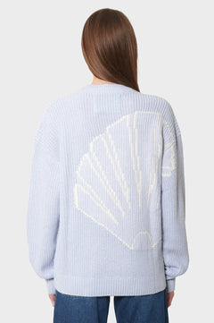 Sweter BIG LOGO CREWNECK niebieski