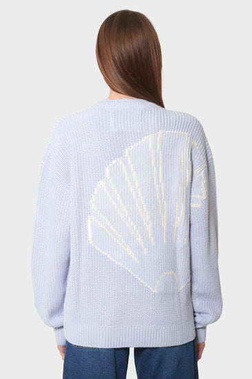 damskie#@Sweter BIG LOGO CREWNECK niebieski