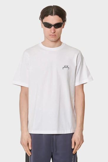 meskie#@Koszulka FOLLET LOGO T-SHIRT biała