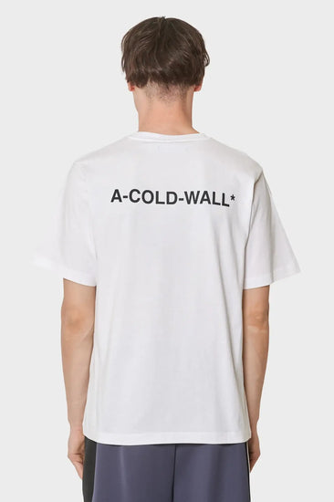 meskie#@Koszulka FOLLET LOGO T-SHIRT biała