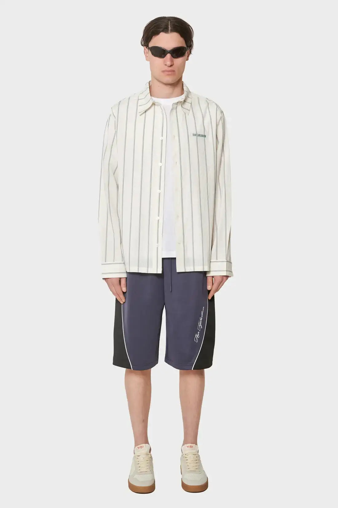 meskie#@Szorty TECHNICAL LOGO SHORTS szare