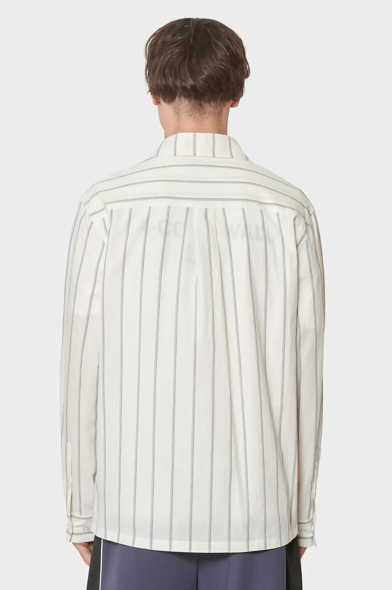 meskie#@Koszula RETRO STRIPED SHIRT biała