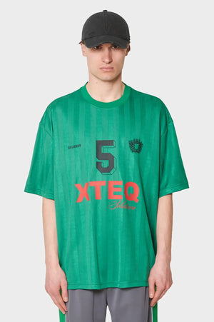 meskie#@Koszulka PRINTED FOOTBALL TEE zielona