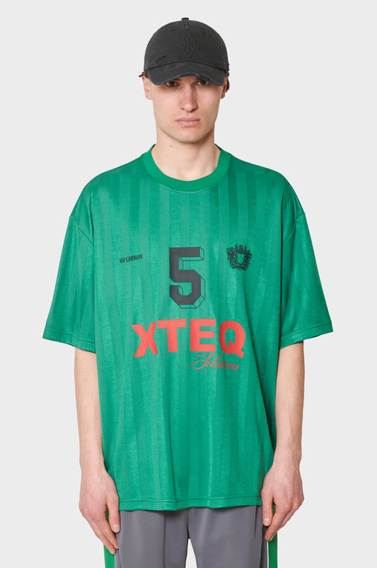 Koszulka PRINTED FOOTBALL TEE zielona