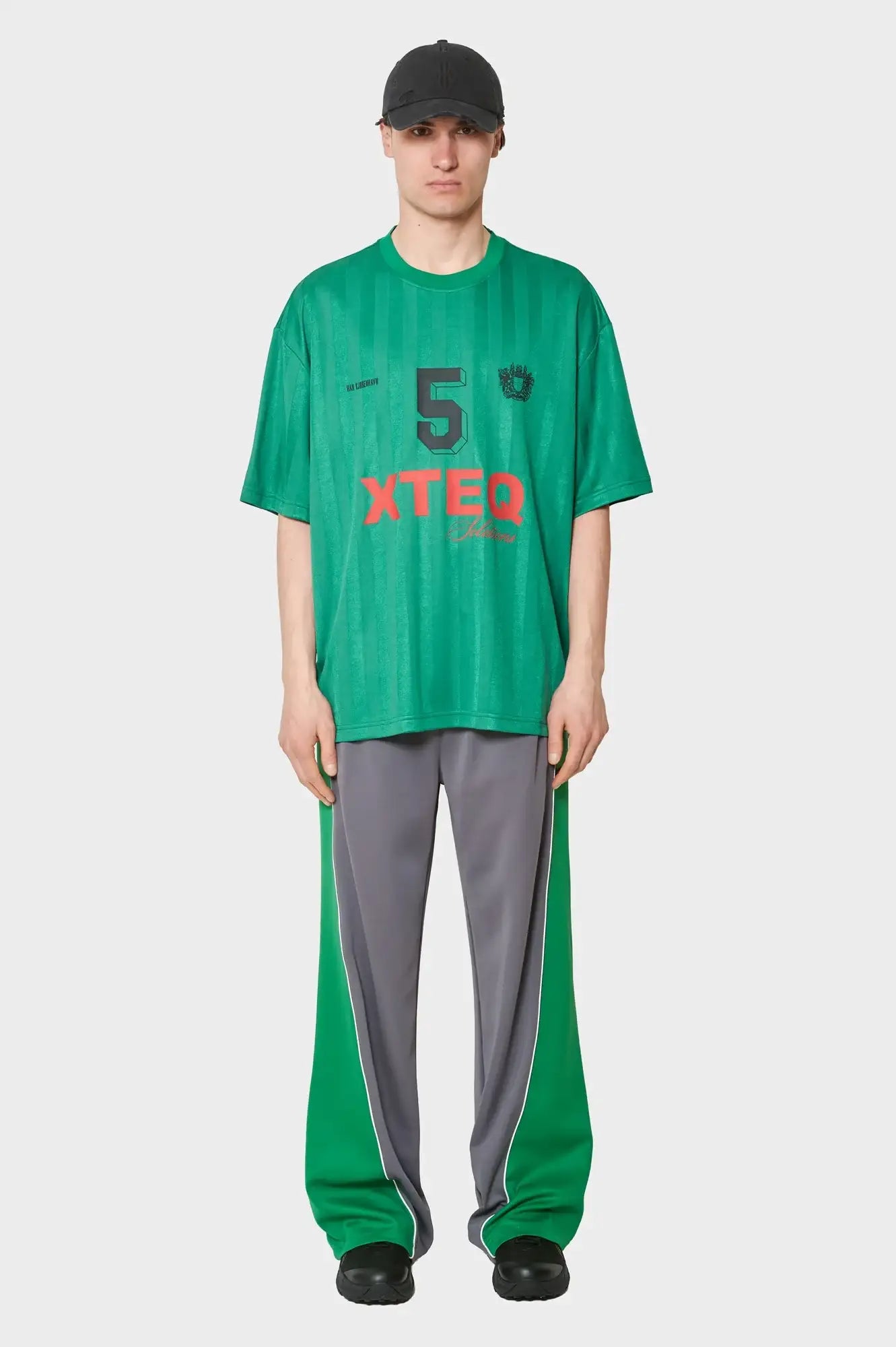 meskie#@Koszulka PRINTED FOOTBALL TEE zielona
