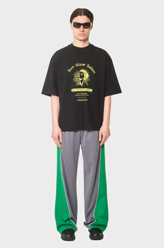 Koszulka SUN GLOW OVERSIZED TEE wyprawano-czarna