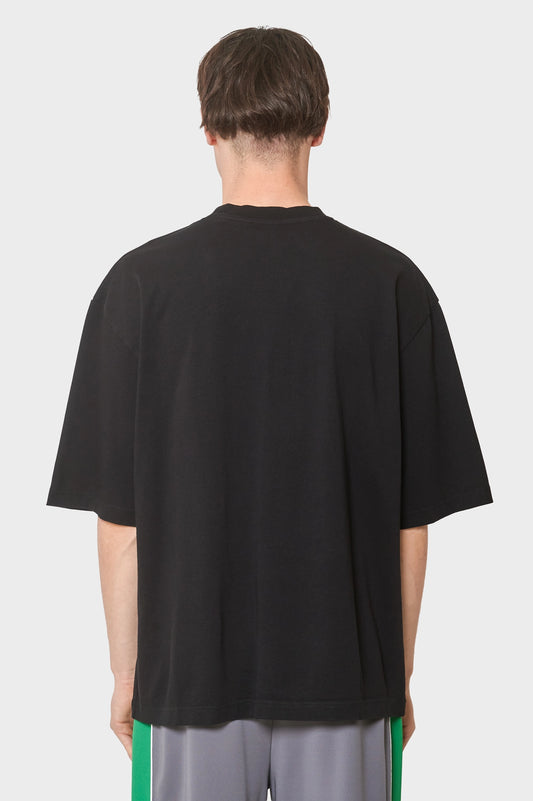 Koszulka SUN GLOW OVERSIZED TEE wyprawano-czarna