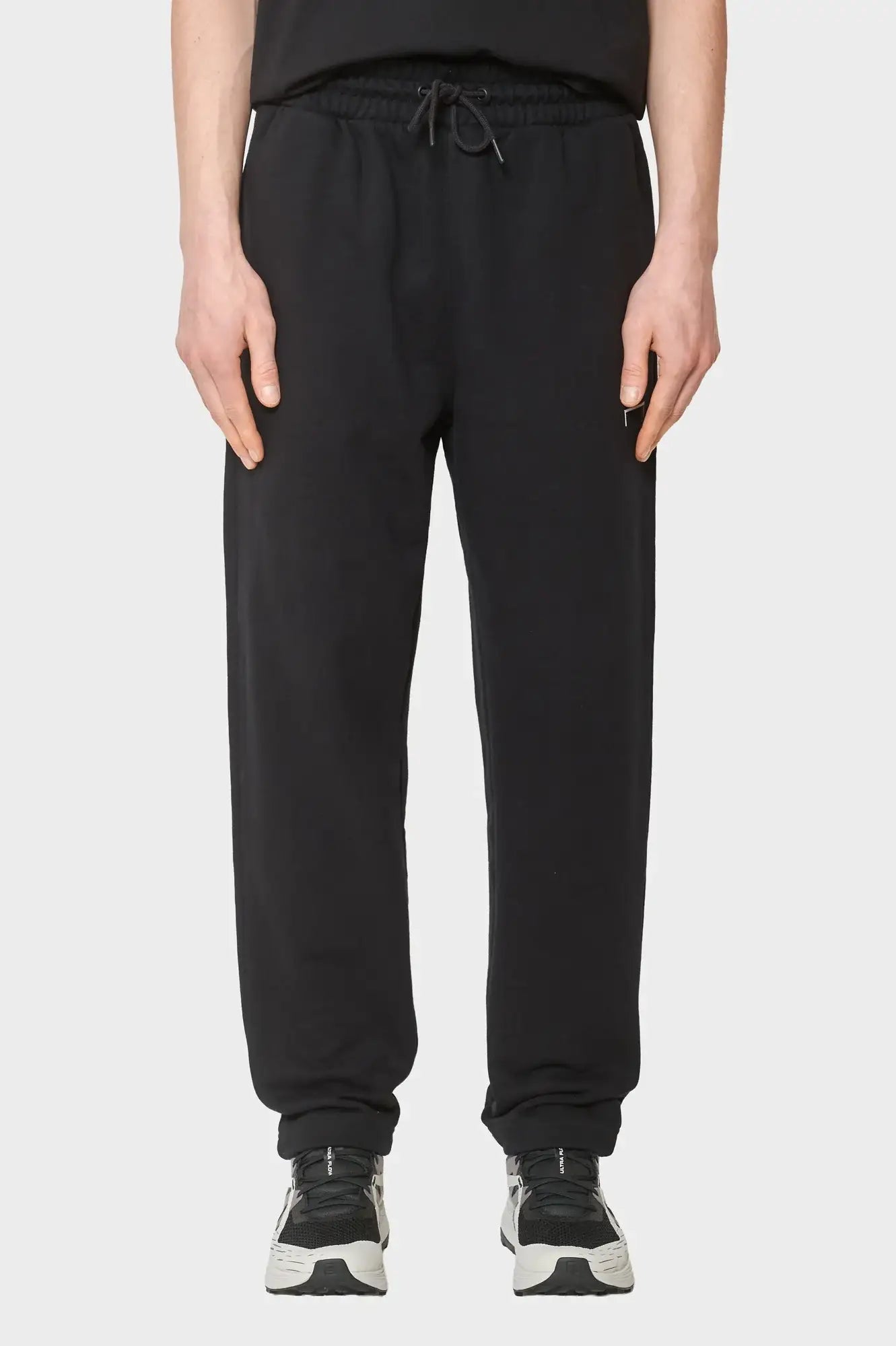 meskie#@Spodnie WOOLMORE LOGO JOGGER czarne