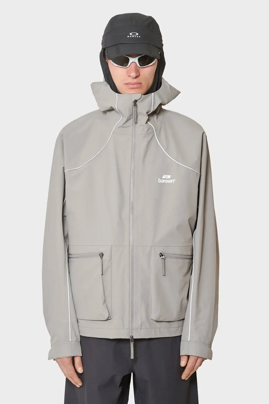 meskie#@Kurtka RAIN JACKET szara