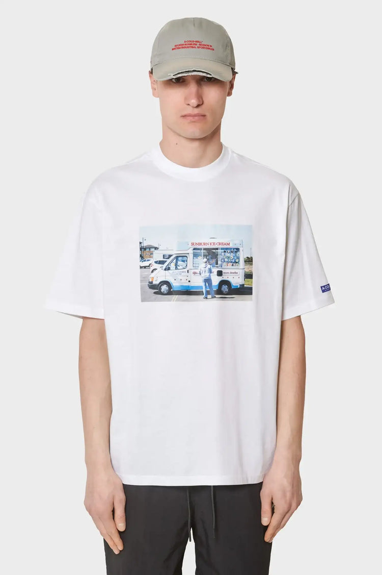 meskie#@Koszulka HEATWAVE T-SHIRT biała