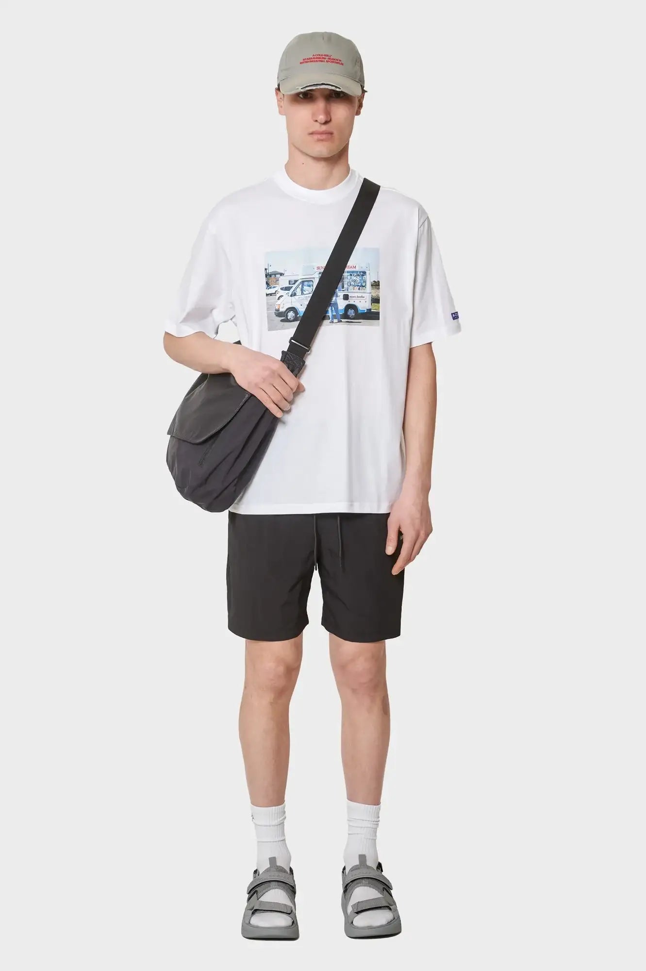 meskie#@Koszulka HEATWAVE T-SHIRT biała
