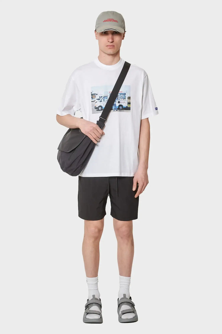 meskie#@Koszulka HEATWAVE T-SHIRT biała