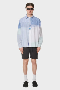 Koszula FADE OUT STRIPE SHIRT niebieska