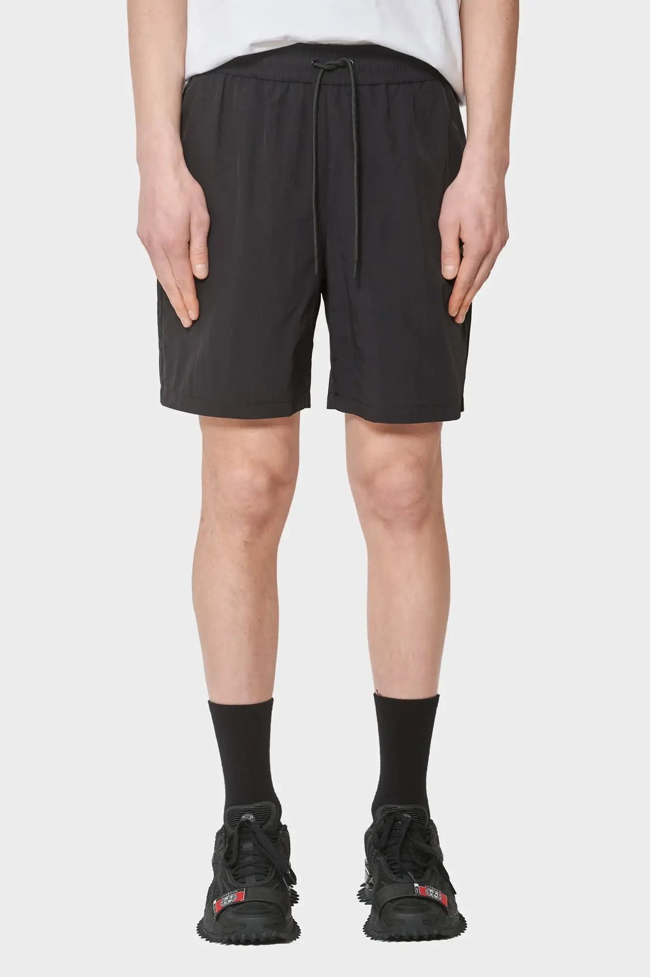 meskie#@Szorty NYLON TRACK SHORTS czarne