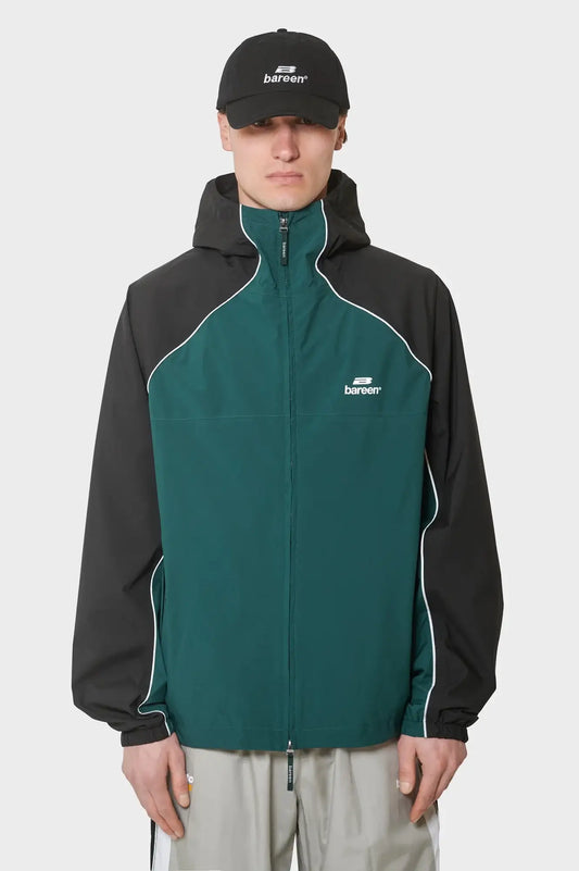 meskie#@Kurtka WINDBREAKER ciemno-zielona