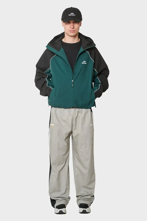 meskie#@Kurtka WINDBREAKER ciemno-zielona