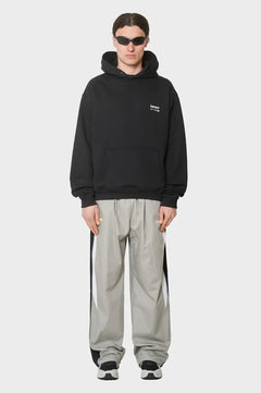 Bluza OVERSIZED HOODIE - HORSEPOWER czarna