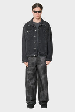 Kurtka OVERSIZED DENIM JACKET czarna