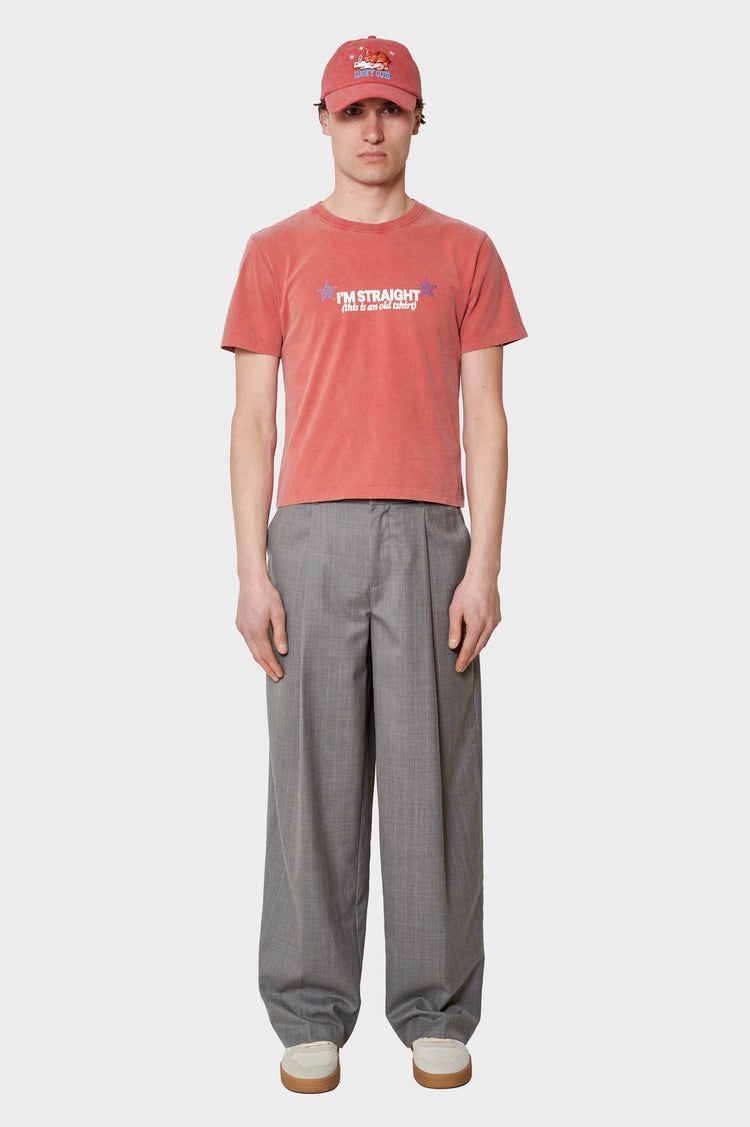 Koszulka Straight Up Gay czerwona