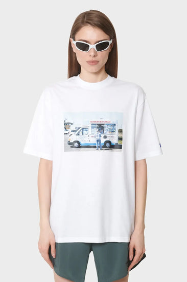 damskie#@Koszulka HEATWAVE T-SHIRT biała
