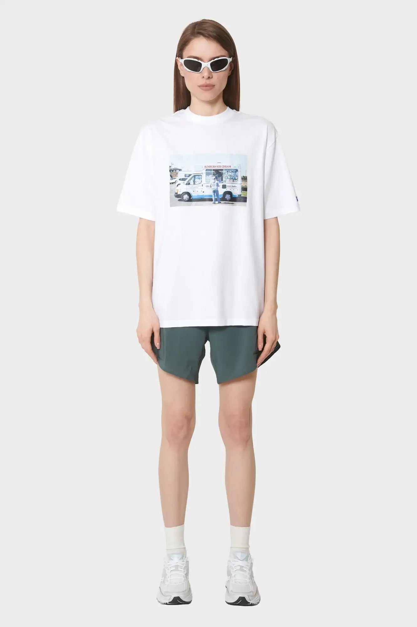 damskie#@Koszulka HEATWAVE T-SHIRT biała