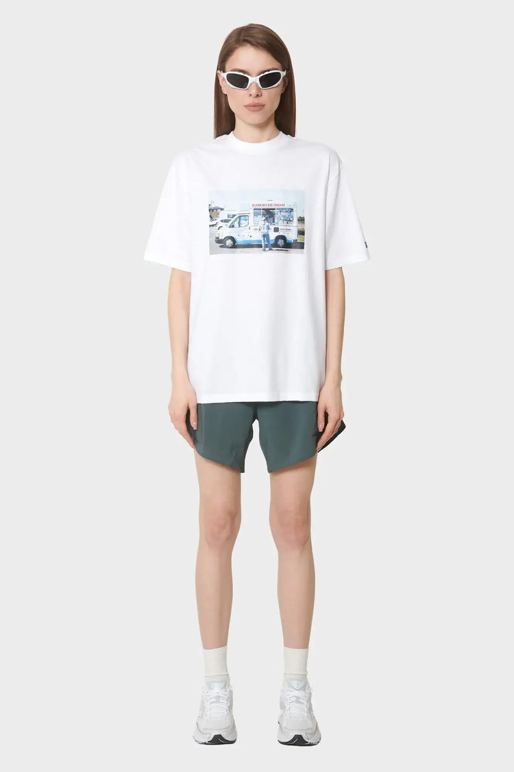 damskie#@Koszulka HEATWAVE T-SHIRT biała