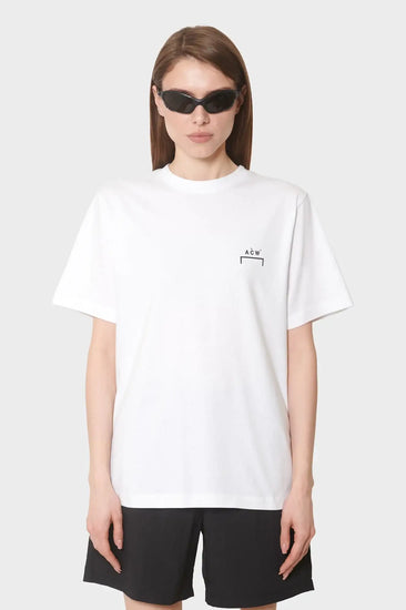 damskie#@Koszulka FOLLET LOGO T-SHIRT biała