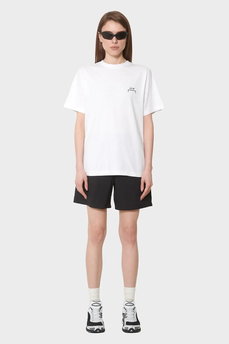 damskie#@Koszulka FOLLET LOGO T-SHIRT biała