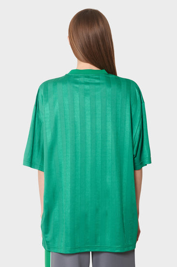 damskie#@Koszulka PRINTED FOOTBALL TEE zielona