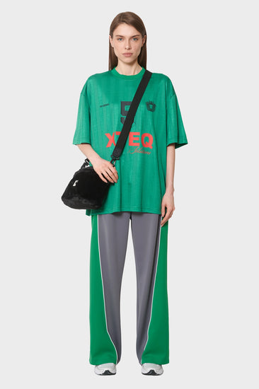 damskie#@Koszulka PRINTED FOOTBALL TEE zielona