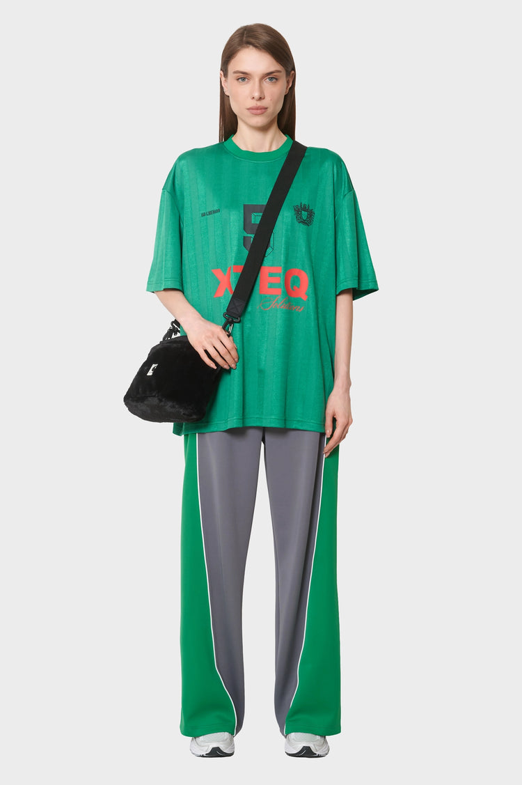 damskie#@Koszulka PRINTED FOOTBALL TEE zielona