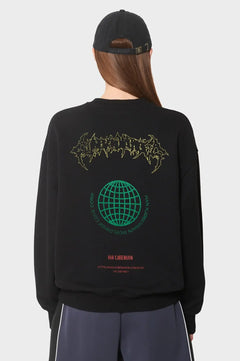 Bluza LOVE CORP OVERSIZED CREWNECK czarna