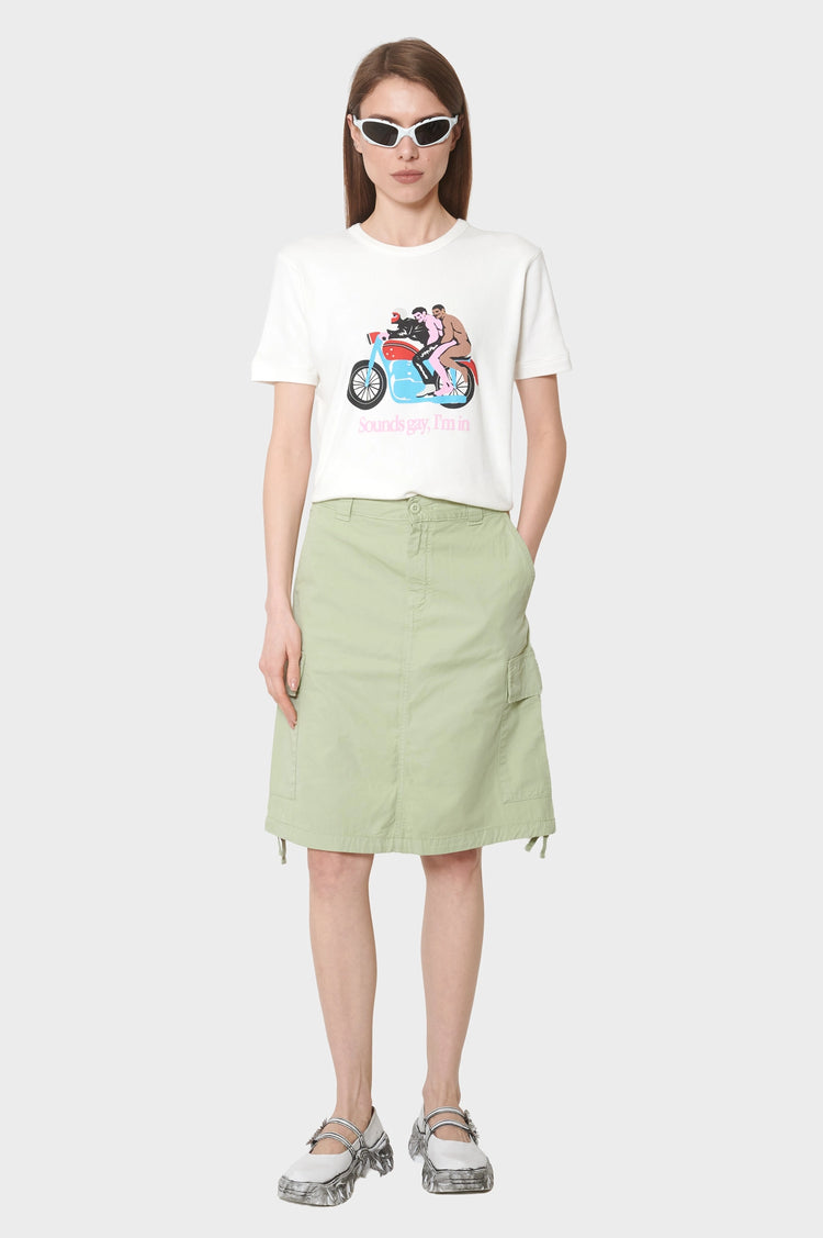 damskie#@Koszulka Sounds Gay, We're In kremowa