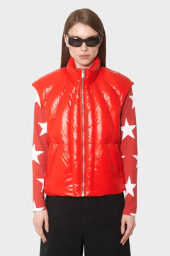 Kamizelka RETRO PADDED VEST czerwona