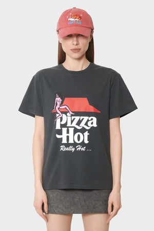 damskie#@Koszulka Pizza Hot czarna