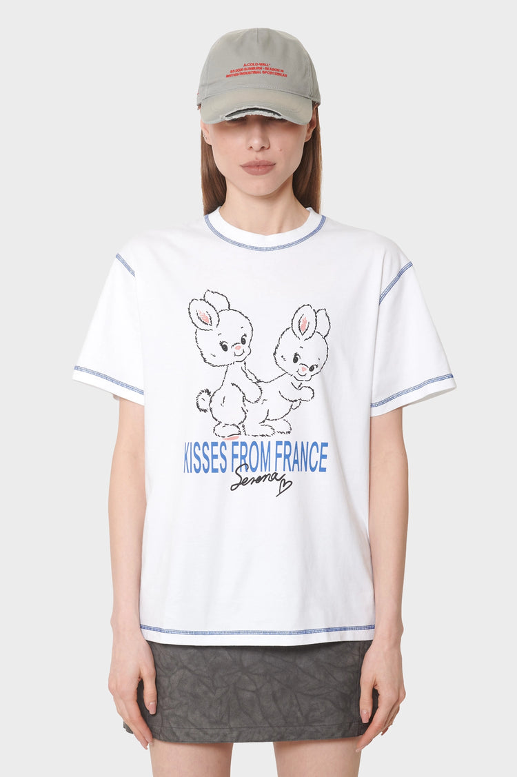 damskie#@Koszulka XOXO, Serena biała