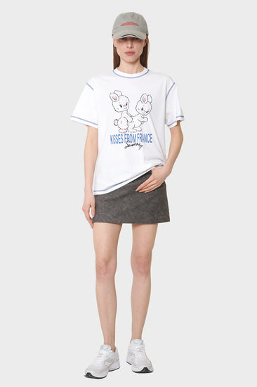 damskie#@Koszulka XOXO, Serena biała