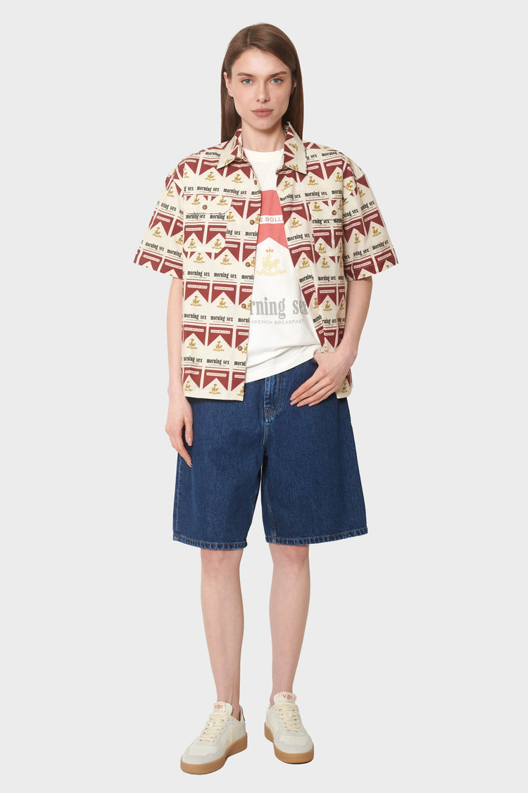 damskie#@Koszulka Breakfast in Bed biała