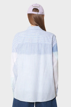 Koszula FADE OUT STRIPE SHIRT niebieska
