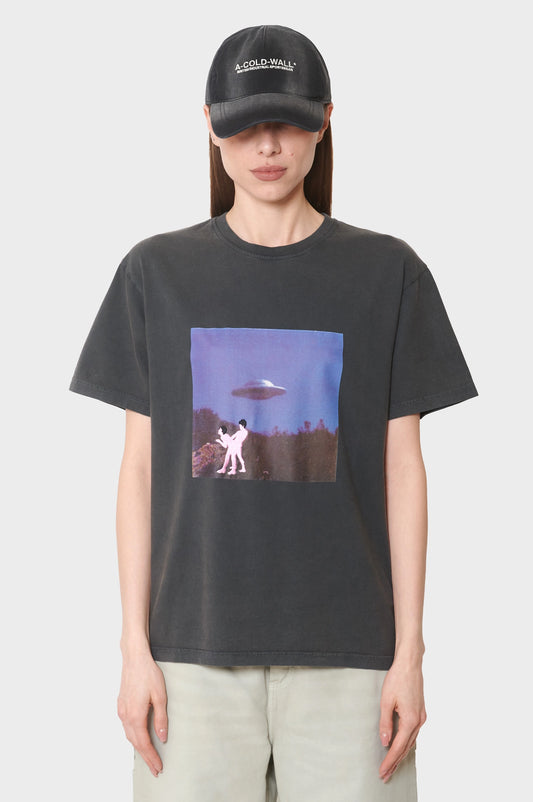 damskie#@Koszulka I Came From Outerspace czarna