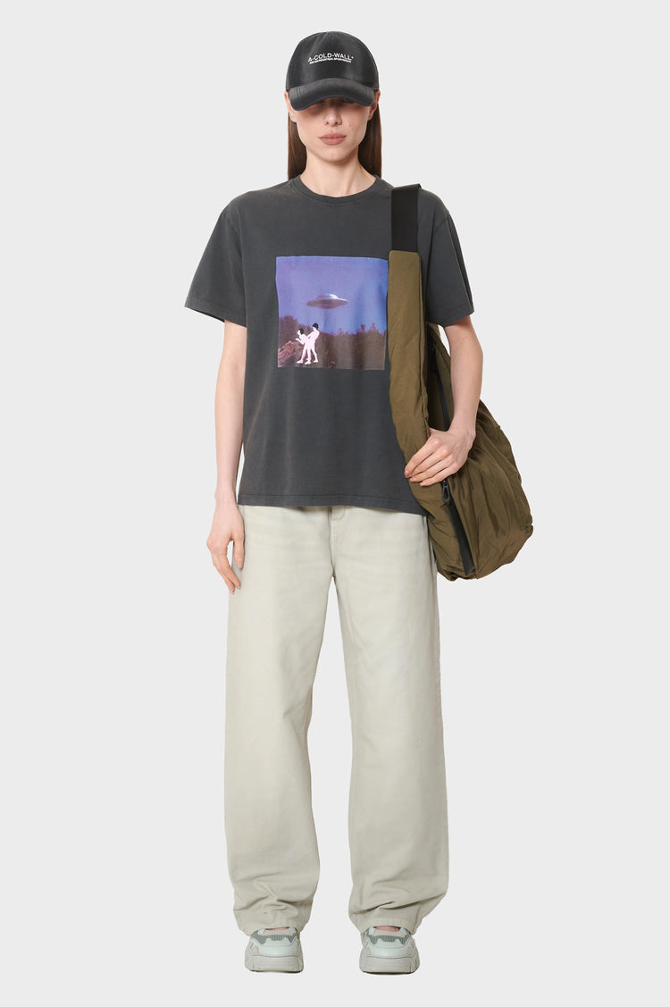 damskie#@Koszulka I Came From Outerspace czarna