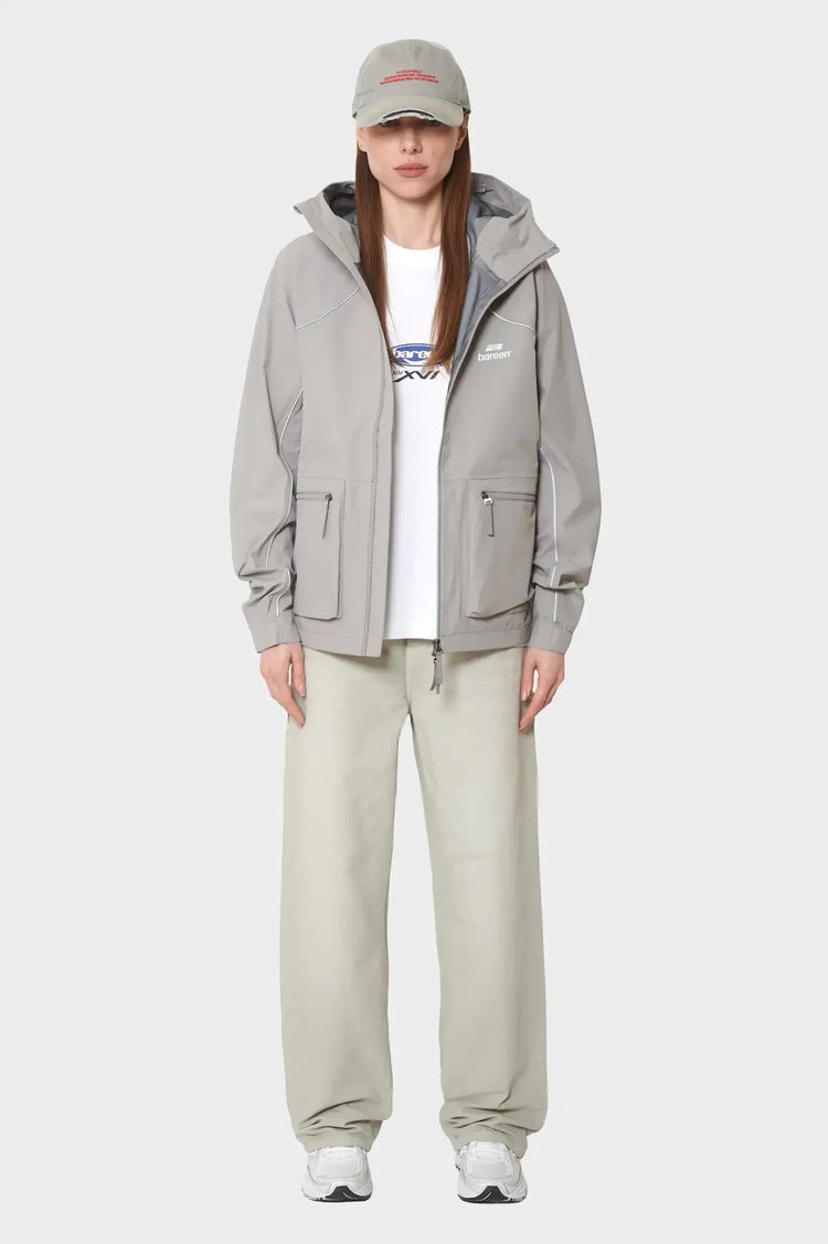 damskie#@Kurtka RAIN JACKET szara
